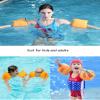 2-4 Pcs Inflatable Arm Swimming Floaties Bands, Floatation Water Wings, Swimming Arm Ring Floatie for Children and Adults 30-150LBS (Blue & Blue) view 3