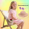 kkdom Straw Crossbody Purse - Cute Straw Bag for Girls, Summer Beach Shoulder Bag view 4