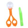 BRIGHTFUFU 3set Plastic Bug Catching Scissor Tong and Tweezer Set for Boys and Girls Educational Outdoor Exploration Tools view 1