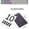 Attractivia Magnetic Number Flash Cards - Large 0-25 Math Cards, Early Addition and Subtraction, Multiplication, Division and Symbols, for Classroom Teachers, Homeschool, Toddlers, Kids and Adults view 2