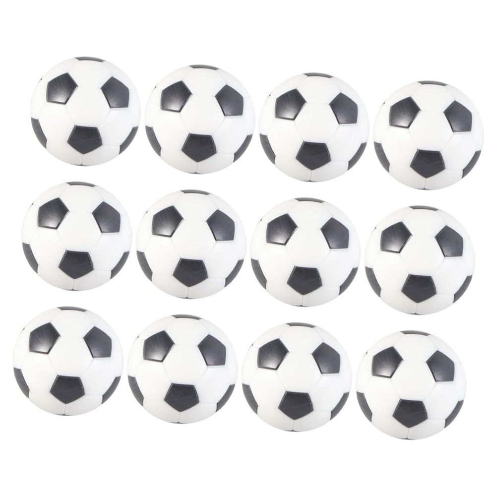 Anneome 12Pcs Table Football Balls Replacement Soccer Balls for Tabletop Soccer Games Fun Accessory for