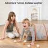CAPAKIDDO Play Tunnel for Toddlers, 69" x 18" Kids Crawl Tunnel Toy with Breathable Mesh, Pop Up Baby Tunnel Indoor Outdoor for Boys Girls & Pets, Foldable Gift for Birthday Christmas view 2