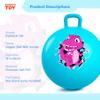 EVERICH TOY Hopper Ball for Kids 4-8, 18In Dinosaur Hoppity Hop Ball, Sit On Bouncy Balls with Handle, Indoor Outdoor Easter Basket Stuffers Hopping Toys Gifts for Boys Girls view 2