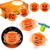 Halloween Treats Non Candy for Kids 6 Pack, Wind Up Pumpkin Spinning Tops Toys Gifts for Toddlers, Halloween Boo Basket Bucket Goodie Bag Stuffer School Party Favors Prizes Trinket for Boys Girls view 1