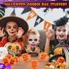 Halloween Treats Non Candy for Kids 6 Pack, Wind Up Pumpkin Spinning Tops Toys Gifts for Toddlers, Halloween Boo Basket Bucket Goodie Bag Stuffer School Party Favors Prizes Trinket for Boys Girls view 3