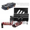Twin Fans Motor Heat Sink, 60x46x43mm Double Fans Motor Cooling Radiators for 1/8 RC Car, 1/7 ZD Racing EX07 Remote Control Car (Black) view 3
