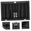 Kisangel 350pieces Portable Poker Chip Tray Acrylic Card Holder for Chips Compact Design for Easy Storage and Game Management Poker Accessory for Home and Travel view 1