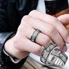 MAOTAO 925 Sterling Silver Anxiety Ring Fidget Ring Men Spinner Rings, Anti Stress Rotating Ring Adults Finger Toys, Engagement Promise Ring Wedding Bands Comfort Fit (6) view 2