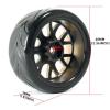 4-Pack 64mm RC Drift Tires with 12mm Hex Hub  High-Grip Rubber for 144001, TT01/TT02, HSP (Random Color) view 3