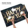 MA6GE8DE Happy New Year Slogan 1000 Pieces of Adult Wooden Puzzle,Pieces Fit Together Perfectly,Every Piece is Unique,Suitable for Family Recreation and Wall Decor,Challenging Brain Exercise view 3