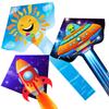 3 Pack Kites for Adults, Easy to Fly, Beginner Kite for Flyer, Beach Kites for Beginners and Kids Age 12 Above, Perfect for Family Activities view 1