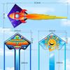 3 Pack Kites for Adults, Easy to Fly, Beginner Kite for Flyer, Beach Kites for Beginners and Kids Age 12 Above, Perfect for Family Activities view 4