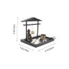 HEALLILY 1 Set Decorative Sand Table Zen Garden Kit Mini Zen Garden Meditation Accessories Meditation Kit Decoration Meditation Adornment Zen Sandbox Ornament Sand Table Ornament Resin view 2