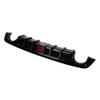 CAREONLINE Black Rear Bumper Lip Spoiler Diffuser Splitter for Infi-niti Q50 2018-2023 with LED LightsOL-NR023-B250414 view 3