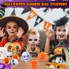 Halloween Light Up Spinning Tops Toys Gifts for Toddlers,12 Pack Halloween Basket Goodie Bag Stuffers Fillers for Kids,Halloween Treats Non Candy Party Favors, Birthday Classroom Prizes for Boys Girls view 3