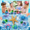 Blueweenly 24 Pack Summer Mini Plush Turtles with Cards Set Luau Ocean Party Favors Small Stuffed Animals Sea Plush Toys Gifts for Birthday Hawaii Beach Ocean Party Favors (Turtles) view 4