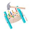 Toddmomy 2sets Pounding Platform Hammer Toy for Boys and Girls Educational Nailing Workbench Fun and Hammering Game Promotes Hand-Eye Coordination and Imagination for Toddlers view 3