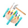 Toddmomy 2sets Pounding Platform Hammer Toy for Boys and Girls Educational Nailing Workbench Fun and Hammering Game Promotes Hand-Eye Coordination and Imagination for Toddlers view 4