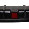 CAREONLINE Rear Bumper Lip Spoiler Diffuser Splitter for Infi-ni-ti Q50 2014-2017 with Black with LED LightsOL-NR022-B250415 view 3