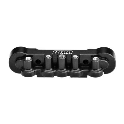 GPM 7075 Alloy Front Lower Suspension Mount for 1/8 Kraton 6S Exb 4X4 RTR Brushless Speed Truck-Ara8708V6 (Black)