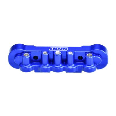 GPM 7075 Alloy Front Lower Suspension Mount for 1/8 Kraton 6S Exb 4X4 RTR Brushless Speed Truck-Ara8708V6 (Blue)