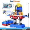 FunVoyage Kids Workshop Tool Kit, 69 Piece Pretend Play Set with Functional Bench, Construction Roleplay Toy for Ages 3-8 view 2