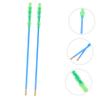 DECHOUS 4pcs Diabolo Sticks Non- Rods for Juggling and Skill Development and Sturdy Chinese Diabolo Handsticks view 4