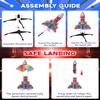 Fullware Rocket Launcher for Kids 2nd Gen Upgraded Design, Electric Auto Launch, 200ft Flight with Safe Parachute, Outdoor Rocket Toy for Boys & Girls, Birthday Gift for Ages 6-13, Spider Pattern view 3