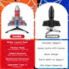 Fullware Rocket Launcher for Kids 2nd Gen Upgraded Design, Electric Auto Launch, 200ft Flight with Safe Parachute, Outdoor Rocket Toy for Boys & Girls, Birthday Gift for Ages 6-13, Spider Pattern view 4