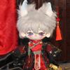 niannyyhouse 20cm Plush Doll Clothes Collar Robe Coat Belt Accessories 8 inch Plushies Doll Dress Up view 2