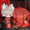 niannyyhouse 20cm Plush Doll Clothes Collar Robe Coat Belt Accessories 8 inch Plushies Doll Dress Up view 3