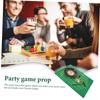 Ciieeo Roulette Wheel Set Table Cover Chips Russian Poker Wheel for Party Game view 3