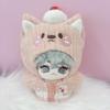 Animal Hoodie & Whip Headband Set for 3.9 inches (10 cm) Pink view 2