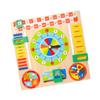 TOYANDONA Creative Wooden Clock Cognitive Toy for Boys and Girls Educational Teaching Tool for Preschoolers Safe and Materials Fun Learning Aid for Home and Classroom Activities view 1