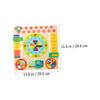 TOYANDONA Creative Wooden Clock Cognitive Toy for Boys and Girls Educational Teaching Tool for Preschoolers Safe and Materials Fun Learning Aid for Home and Classroom Activities view 2