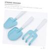 BRIGHTFUFU 1set Boy Girl Gardening Set Boys and Girls Small Gardening Tools Shovel Rake Garden Tools for and view 3