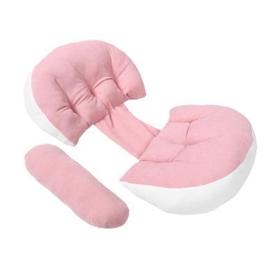 YARNOW U-Shaped Maternity Pillow for Pregnant Women Belly Support Back Pain Relief Comfortable Side Sleeping Pregnancy Cushion Versatile Nursing Sleep Pillow