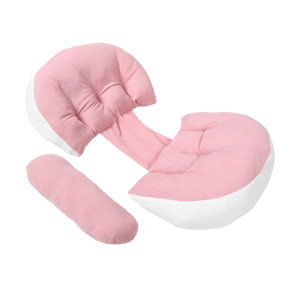 YARNOW U-Shaped Maternity Pillow for Pregnant Women Belly Support Back Pain Relief Comfortable Side Sleeping Pregnancy Cushion Versatile Nursing Sleep Pillow