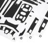 3D Carbon Fiber Stickers for Mavic 2 Pro/Zoom  Full-Body Removable Skin, Waterproof & Scratch-Proof Protection (Black) view 4