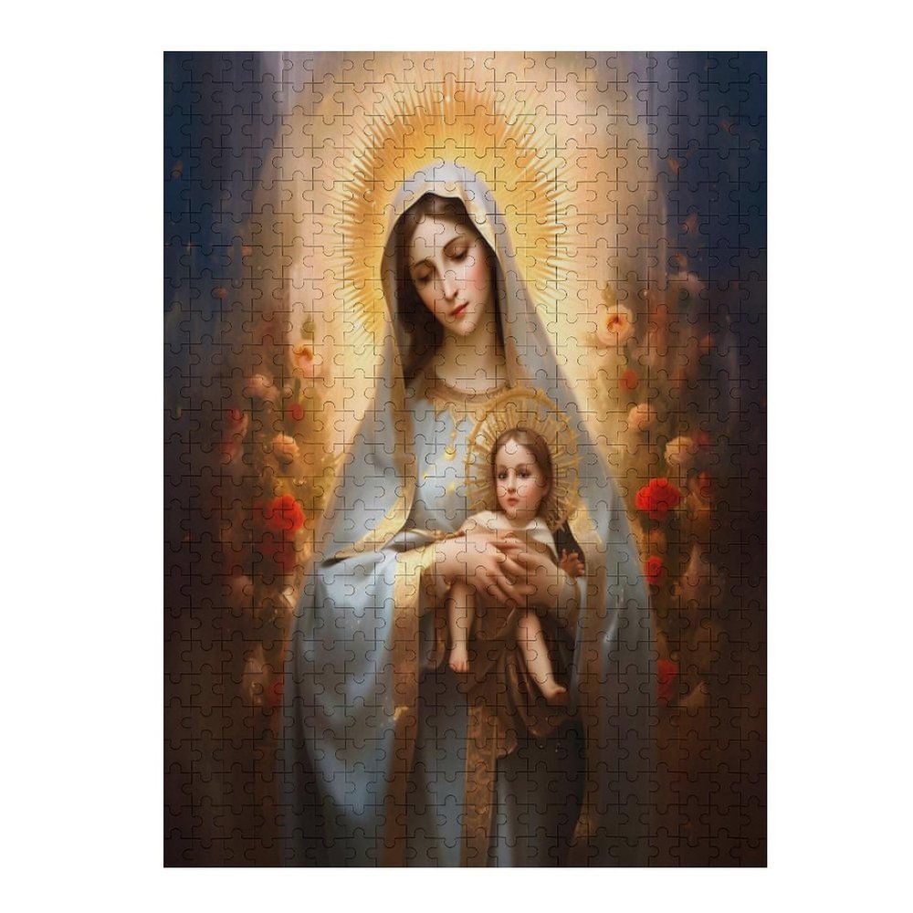 1000 Large Piece Jigsaw Puzzle Virgen Del Carmen Puzzle for Adult Entertainment DIY Collectibles Creative Birthday Gift