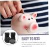 Cabilock 40pcs Piggy Bank Bottom Caps Flexible Plugs for Savings for Deposit Boxes and Plaster Dolls Outer Inner view 3