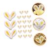 Angoily 20pcs Ear Ornaments for Craft Hair Clips Cloth Bunny Ear Accessories for Boys and Girls Creative Projects and Handmade Hair Decorations view 3