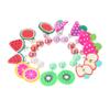 Didiseaon 7pairs Earrings for Boy Girl Cute Cartoon Ear Clips Non-piercing Soft Clay Fruit Designs for Girls Daily Wear and Parties Durable and Easy to Use view 1