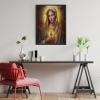 1000 Piece Puzzle for Adults Sacred Inmaculate Heart of Holy Mary Jigsaw Puzzles 1000 Pieces Challenging Family Activity Great Gift Idea for Family Friends Hard Puzzle view 3