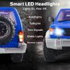 1/14 RC Rock Crawler 4X4 LD1297 4WD Off Road Truck, 2.4G RC Climbing Car RTF Full Proportional Vehicles with LED Lights Hobby Toys for Adults view 3