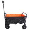 Mini Folding Wagon GShopping Beach Cart (Black+Yellow) view 2