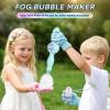 Elastic Bubble Fog Wand, Fog Bubble Machine for Kids, STEM Toy & Science Experiment Kit for Kids, Birthday Gift for 6 Year Old Girl/Boy, Magic Bubble Blower with Lights and Music (Blue) view 3