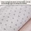 XSMYdpUS Mahjong Mat Round Table Mat Sound Insulation and Noise Reduction Thickened Anti Slip Tablecloth Desktop Protection Mat(Gray,140cm/55in) view 3