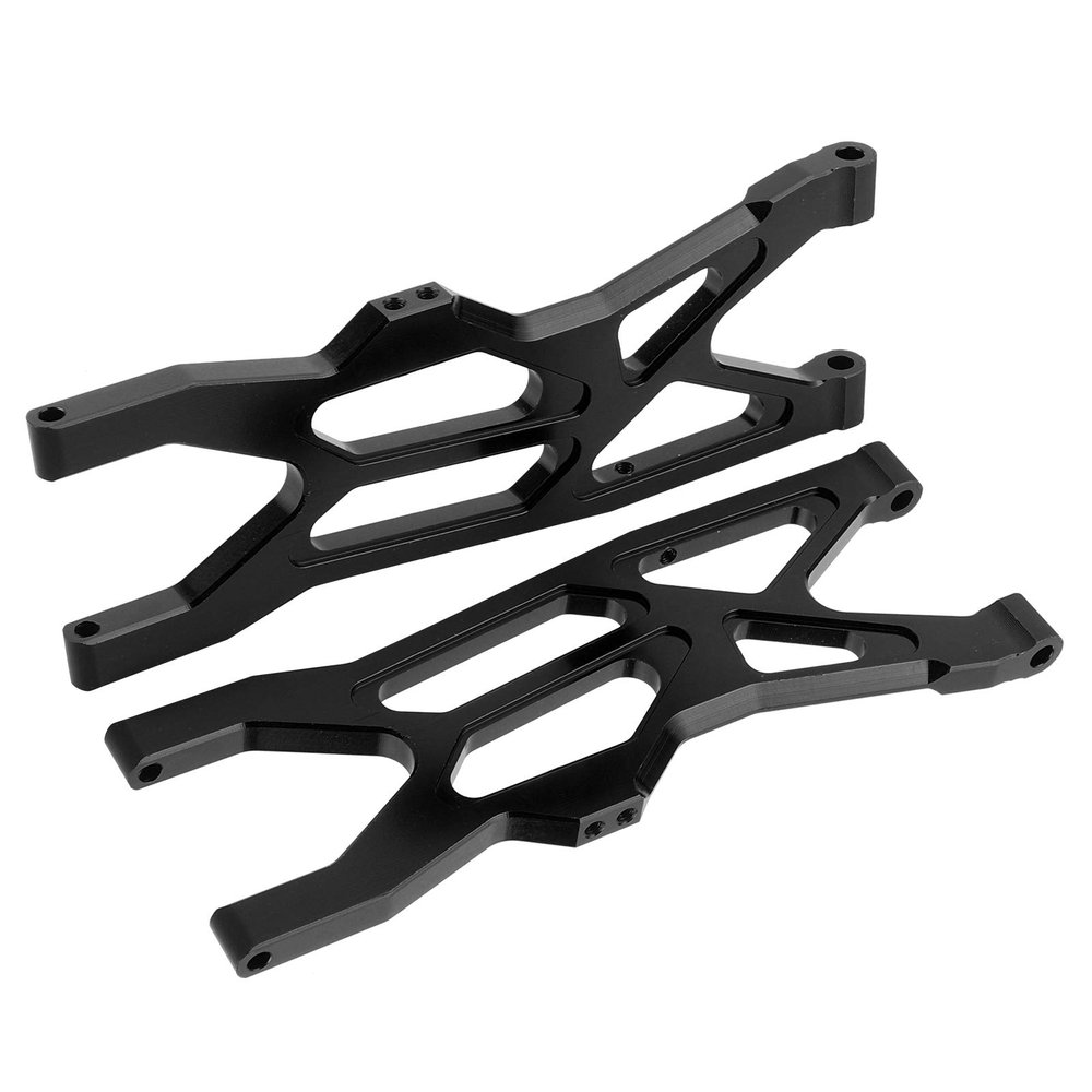 Aluminum Alloy Rear Lower Swing Arm Accessory Parts for ARRMA 1/10 RC Car (Black)