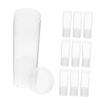 Angoily 10pcs Coin Collecting Supplies Plastic Coin Tubes Storage Tubes Cases for Collectors Holder Case Boxes view 1